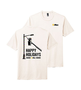 Holiday Lineman Perfect Tri Tee