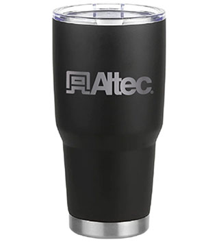 ICOL-B-016 - 30 Oz. Insulated Stainless Steel Tumbler - Black