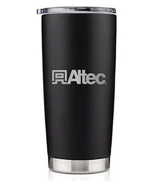 ICOL-B-050 - 20oz Joe Tumbler - Black/Silver