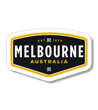 AL1-065 - SC Badges - Melbourne Stickers