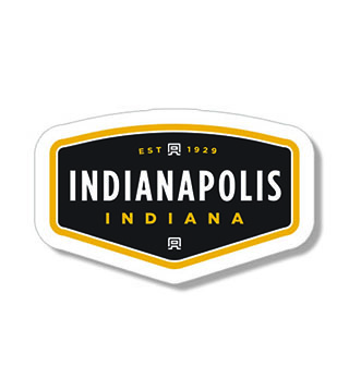 AL1-193 - SC Badges - Indiana Sticker