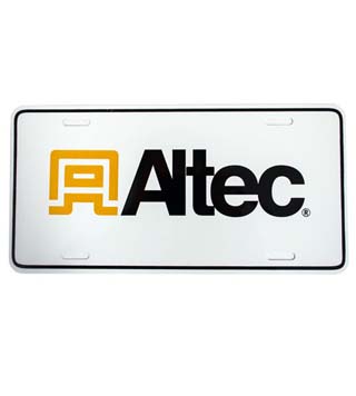 AL1-228 - Aluminum License Plate