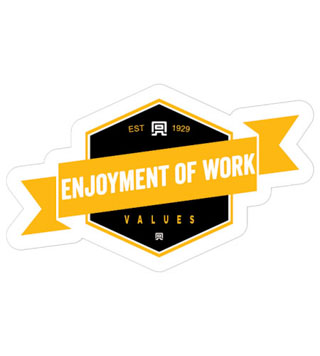 AL1-280 - Altec Value - Enjoyment of Work Sticker