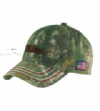 Contrast Stitch Camouflage Cap